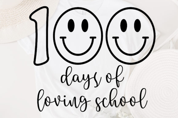 100 Days of Living School Svg Design