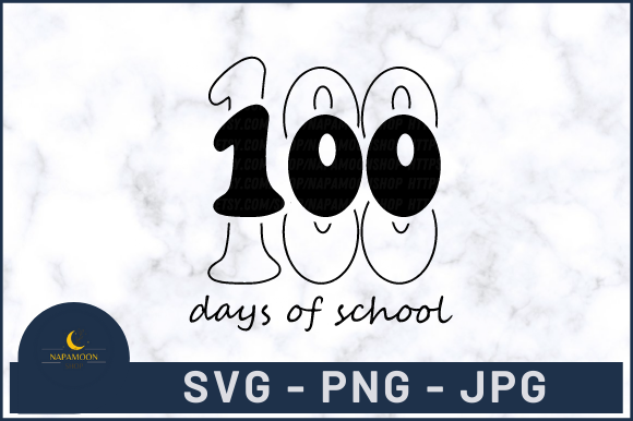 100 Days of School Teacher Svg Graphics
