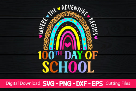 100th Day of School - School SVG