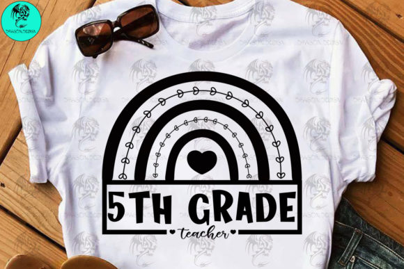 5th Grade Teacher Svg Graphics and Crafts