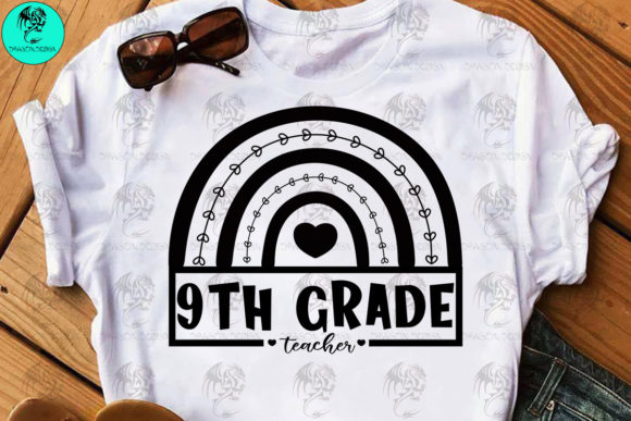 9th Grade Teacher SVG: A Graphic Design Asset for Creative Content Publishing