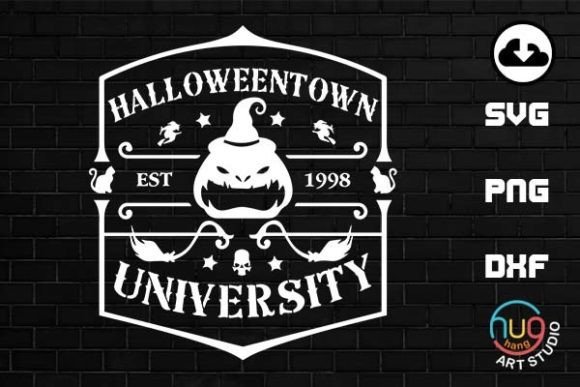 Halloweentown University Svg for Crafts & Graphics