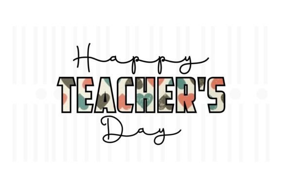 Happy Teacher's Day PNG, Graphics & Crafts