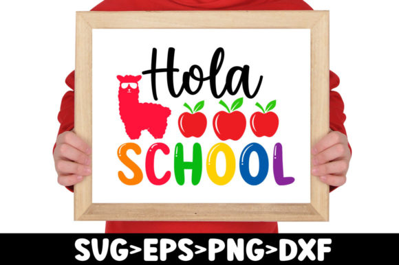 Hola School Svg: A Versatile Graphic Design Asset for Crafts and Creative Sellers