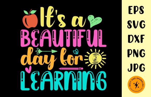 It's a Beautiful Day for Learning, SVG