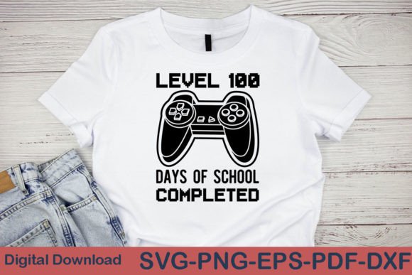 Level 100 Completed 100th Day of School Graphics