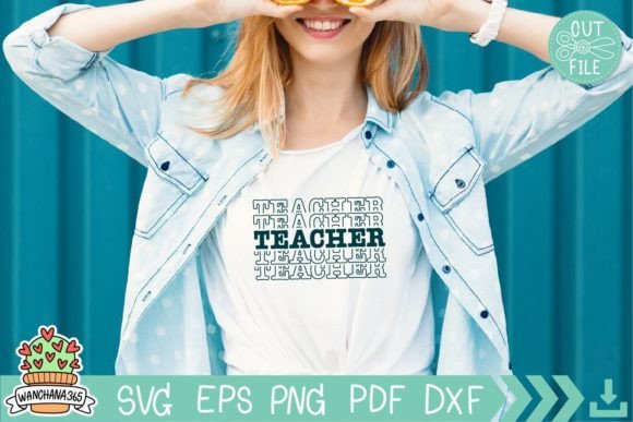Teacher Shirt Svg for Crafts and Graphics